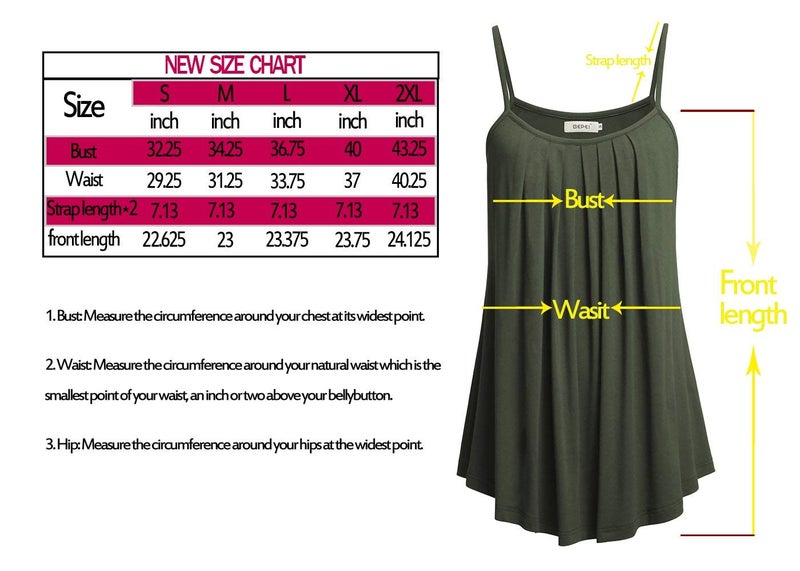 BEPEI Tank Tunic Shirts for Women Loose Casual Summer Pleated Flowy Sleeveless Camisole Polka Dot Tops 2025 Plus Size Blue XL - Image 4